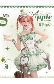B.Dolly Sweet Green Apple JSK(Reservation/Full Payment Without Shipping)